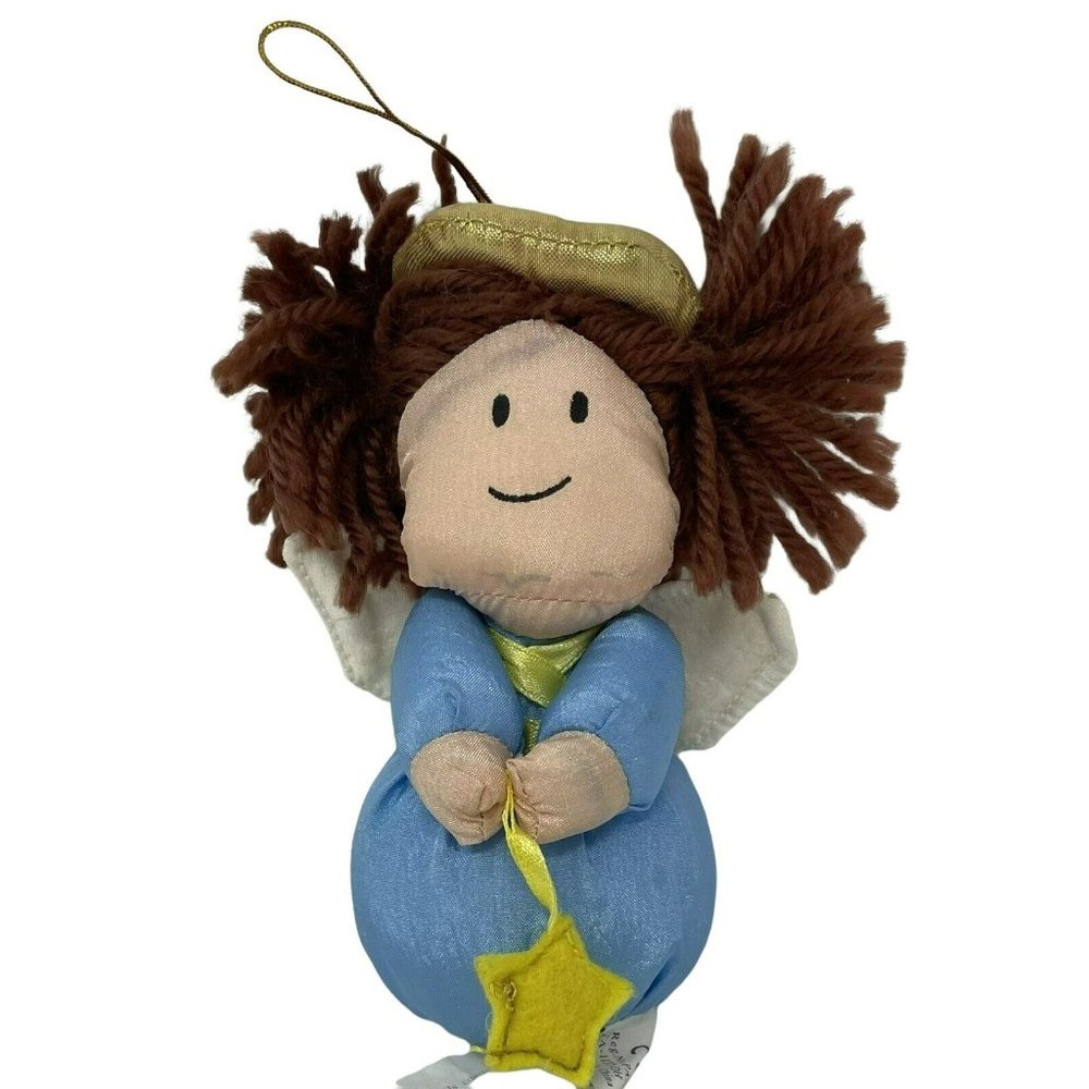 GIBSON GREETINGS 1997 Soft Stuffed Nylon ANGEL Plush/Toy/Ornament 5-6 inch